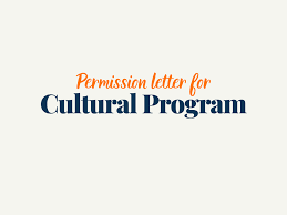Cultural Programme Permission Service